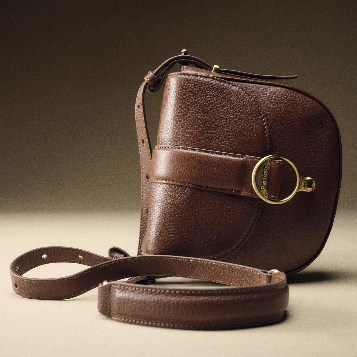 Barbour Womens Elm Leather Crossbody Bag
