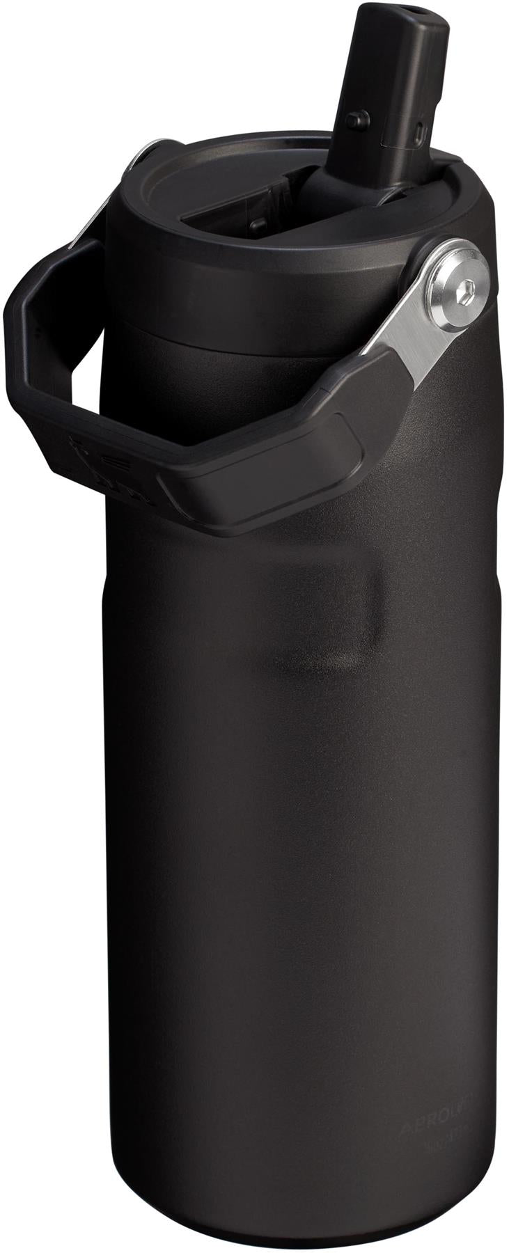 BLACK  Stanley IceFlow Bottle Flip Straw 2.0 0.47L SIDE