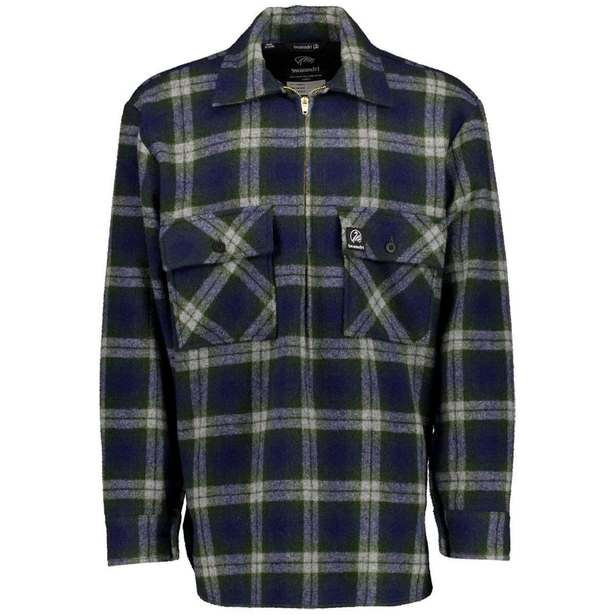 Swanndri Mens Ranger Quarter Zip Bushshirt