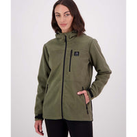 Forest Swanndri Womens High Rock Stormshield Fleece Jacket Front