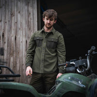 Grape Leaf Seeland Mens Gust Fleece Shirt Lifestyle