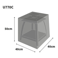 Bosmere Ultimate Protector Square Fire Pit size