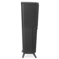 Dark Grey Brabantia Sortup Recycle Bin Hi 20+25 Litre Side