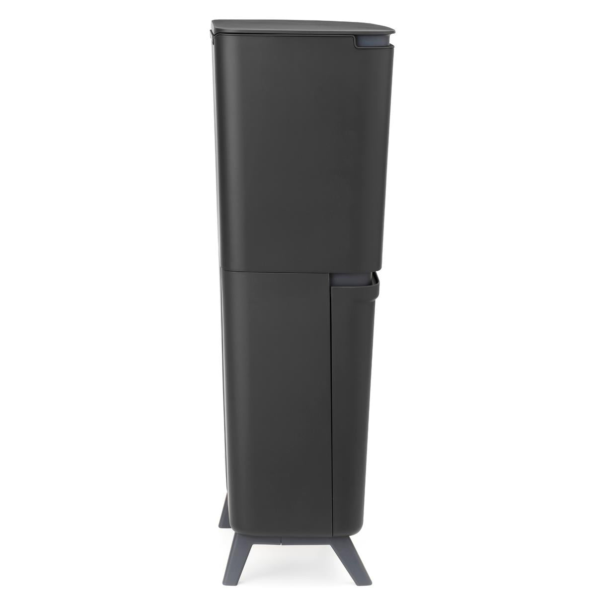 Dark Grey Brabantia Sortup Recycle Bin Hi 20+25 Litre Side