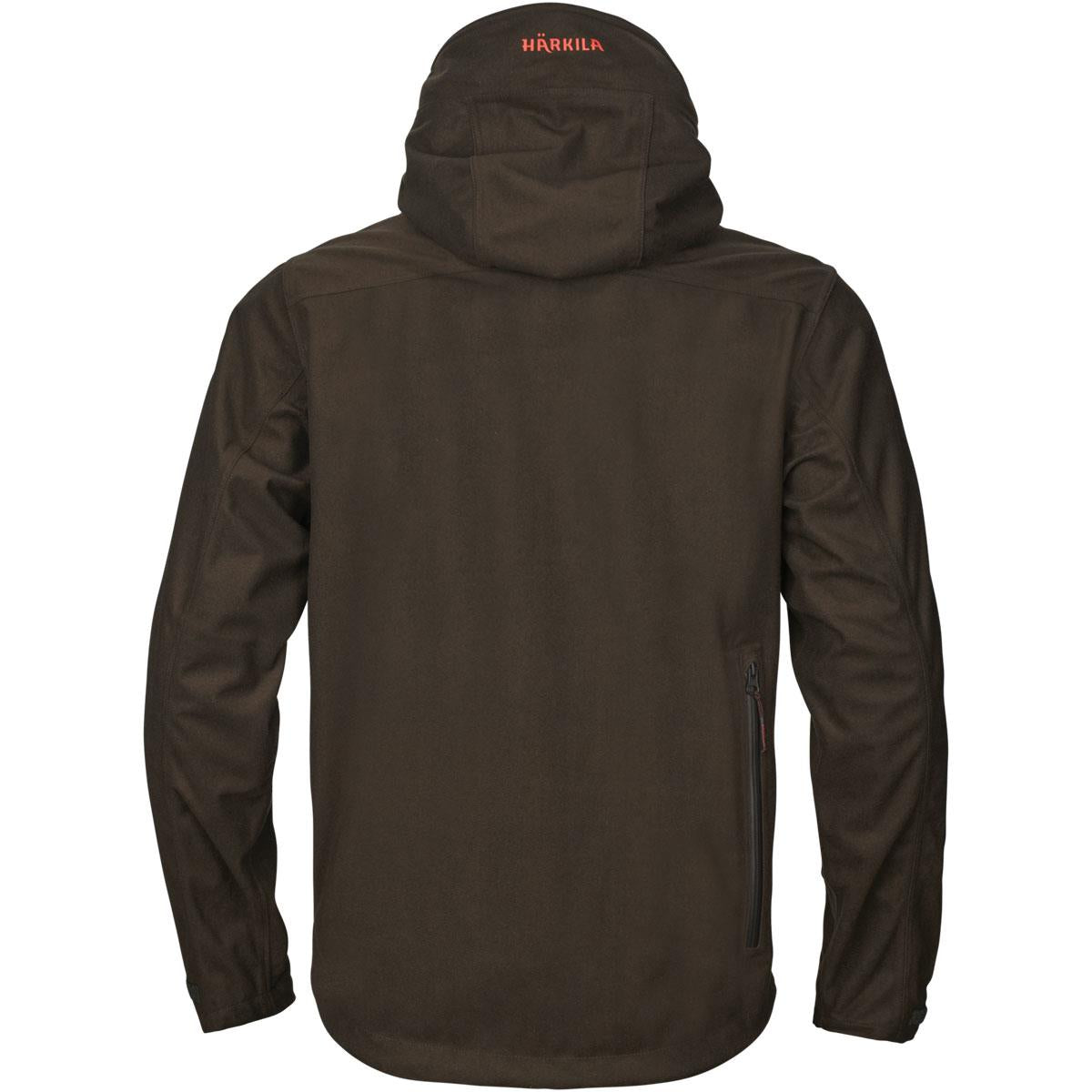 Hunting Green Harkila Mens Aspire HWS Waterproof Jacket Back