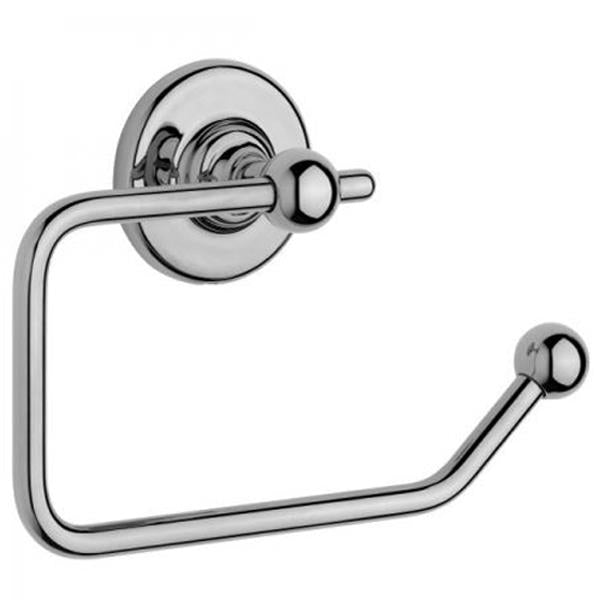 Chrome Plated Samuel Heath Antique Toilet Roll Holder N4337