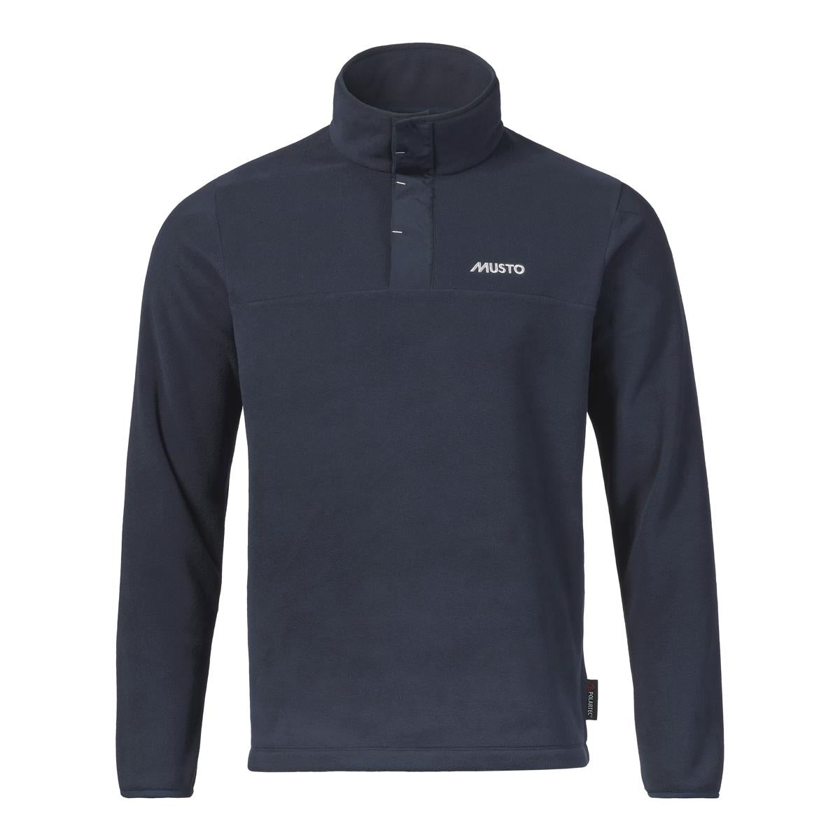 Musto Mens Nautic Polartec Snap Pullover Fleece