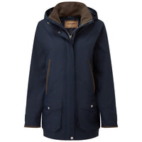 True Navy Schoffel Womens Teal Ultralight Shooting Coat