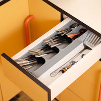 Grey Joseph Joseph DrawerStore Compact Cutlery Organiser drawer2