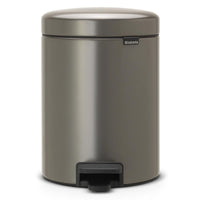 Brabantia newIcon Pedal Bin 5 Litre Plastic Bucket