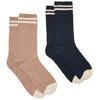Joules Womens Cable Volley Socks 2 Pack