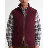Dark Bordeaux Barbour Mens Langdale Gilet ZIP