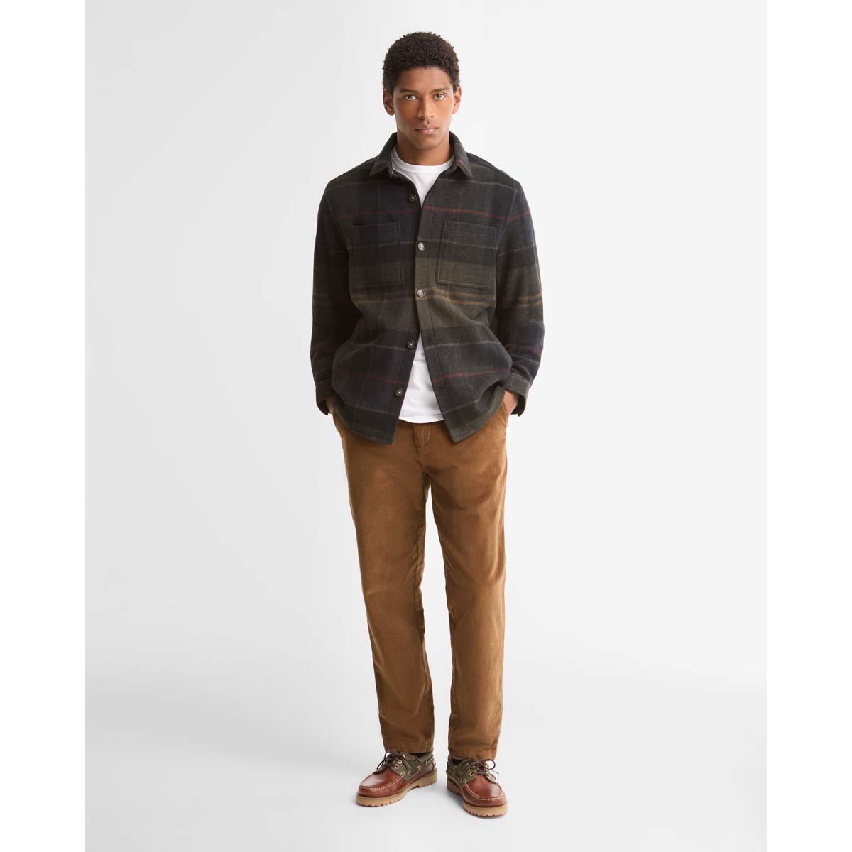 Barbour Mens Woodlane Brushed Check Overshirt