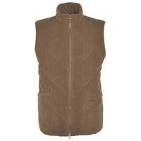 Fossil Barbour Mens Cord Liddesdale Quilted Gilet