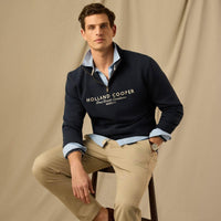 Ink Navy Holland Cooper Mens Sporting Goods Quarter Zip Henley