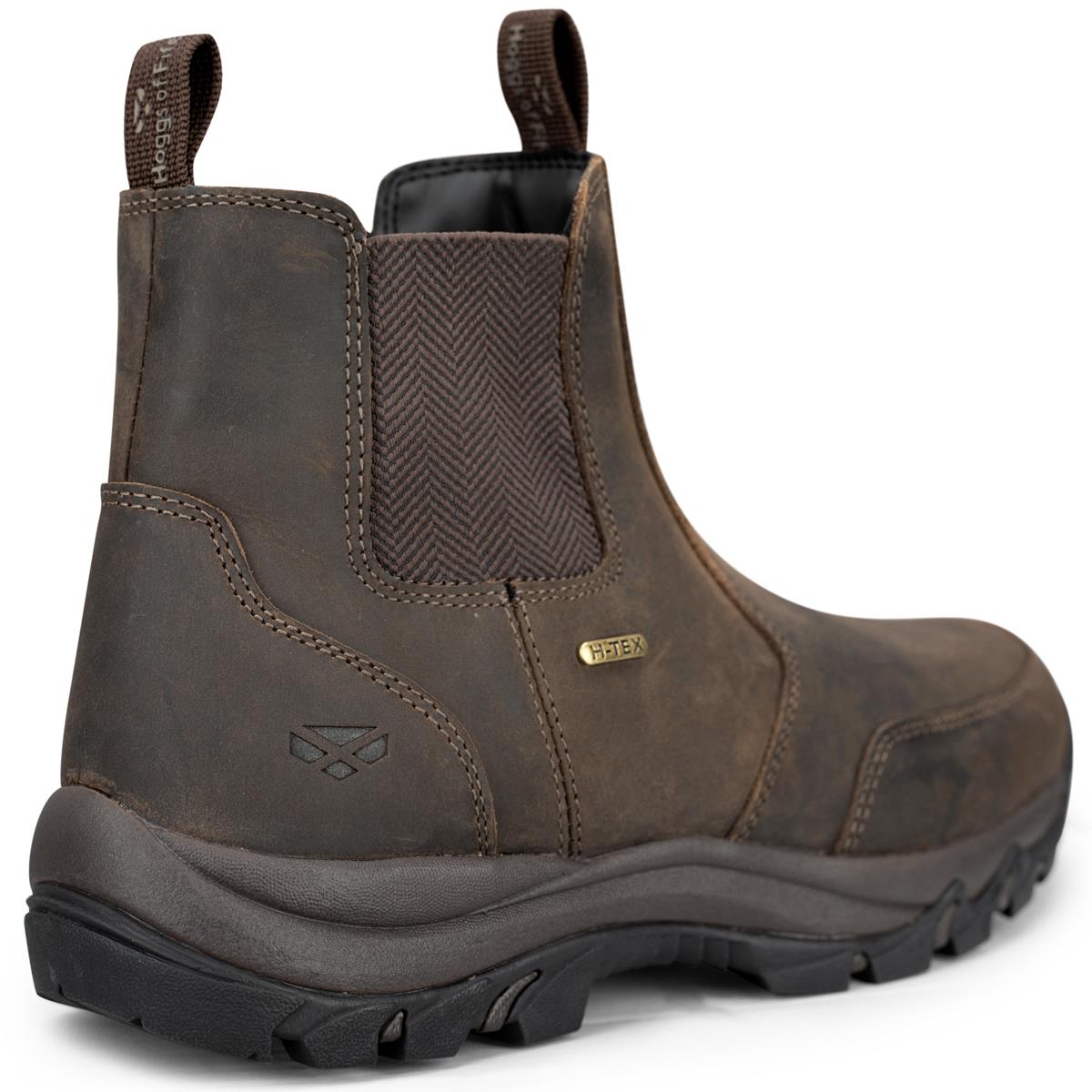 Waxy Brown Hoggs Of Fife Mens Creagan H-Tex Dealer Boots Back