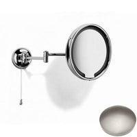 Stainless Steel Finish Samuel Heath Novis Double Arm LED Illuminated Magnifying Pivotal Mirror N510-3