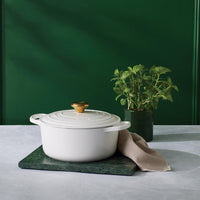 Le Creuset 20cm Cast Iron Round Casserole Dish White