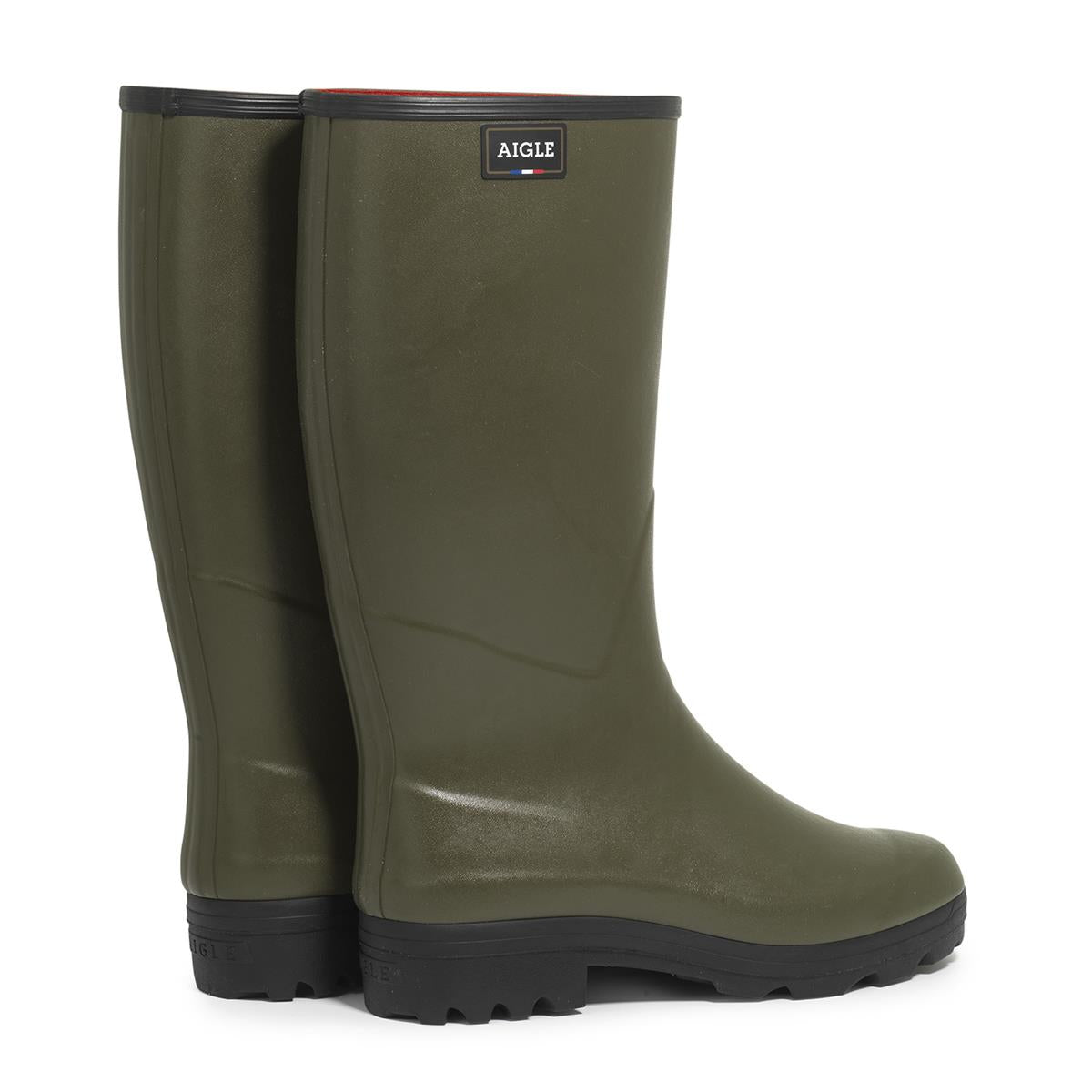 Kaki Aigle Chambord Neomesh Wellington Back