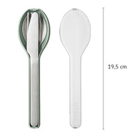 Mepal Ellipse 3pc Cutlery Set Length
