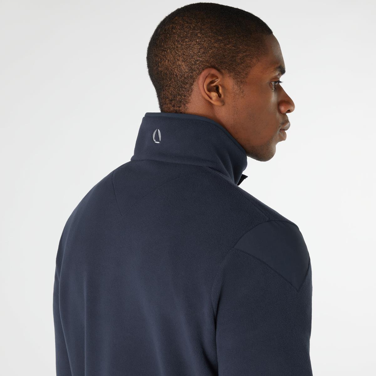 Musto Mens Nautic Polartec Snap Pullover Fleece