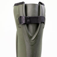 Pine Green Seeland Mens Hillside Flex Wellington Boots Gusset Strap