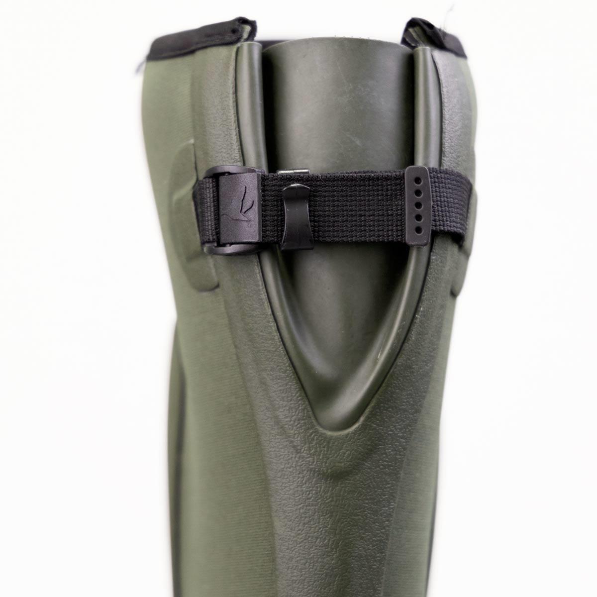 Pine Green Seeland Mens Hillside Flex Wellington Boots Gusset Strap