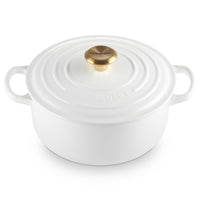 Le Creuset 28cm Cast Iron Round Casserole Dish White