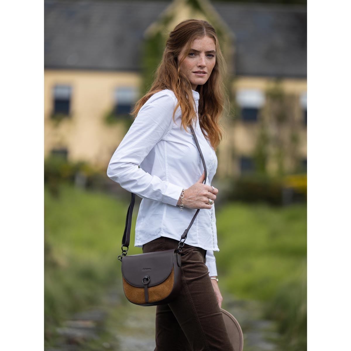 White Dubarry Womens Waterlily Blouse Lifestyle