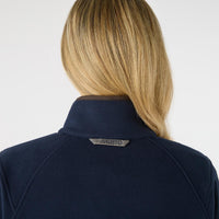 Navy Musto Womens Outdoor Country Fenland 200 Fleece Jacket Collar Detail
