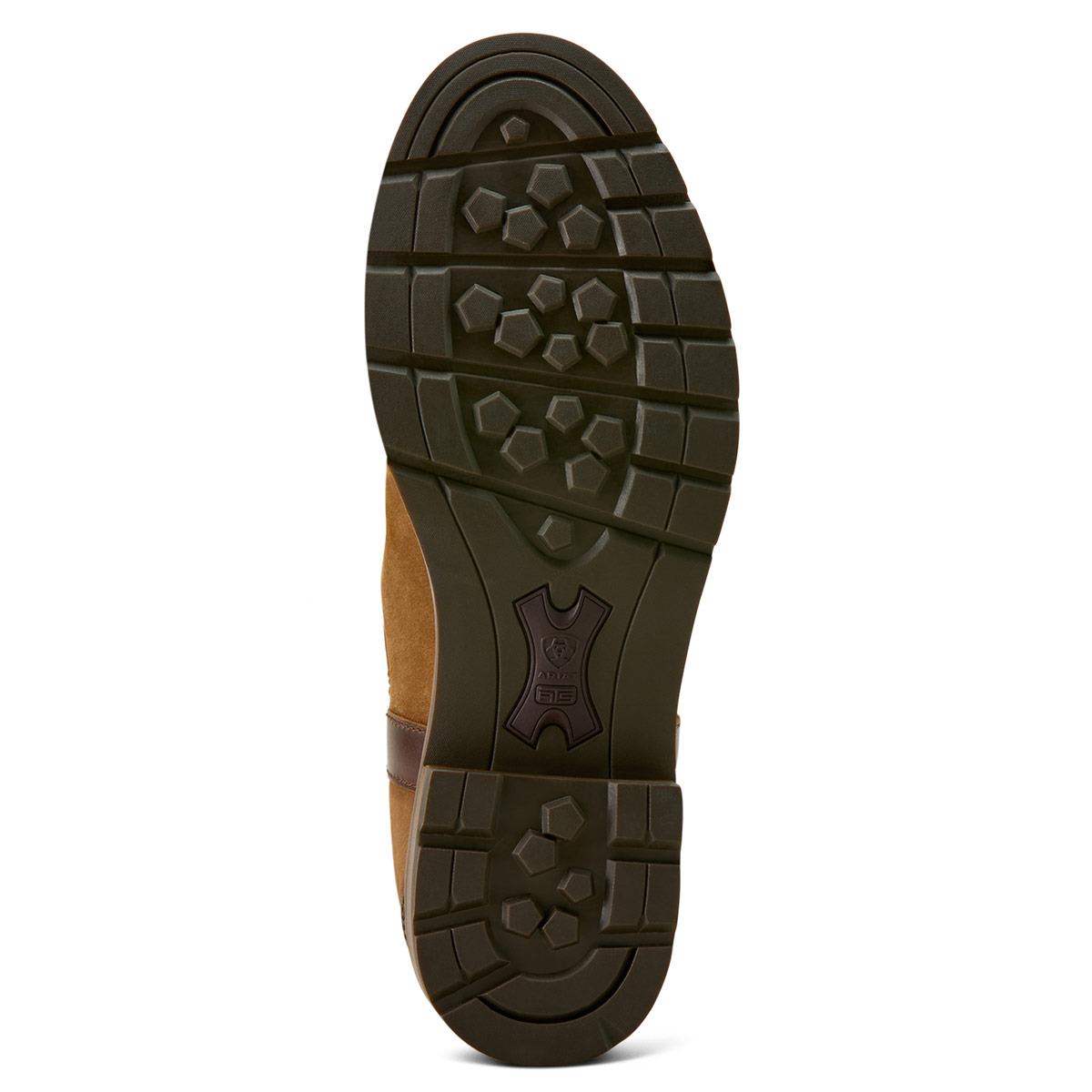 Amber Brown Ariat Womens Wexford Sherpa Waterproof Boots Outsole