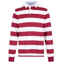 Red Multi Dubarry Mens Goresbridge Rugby Top