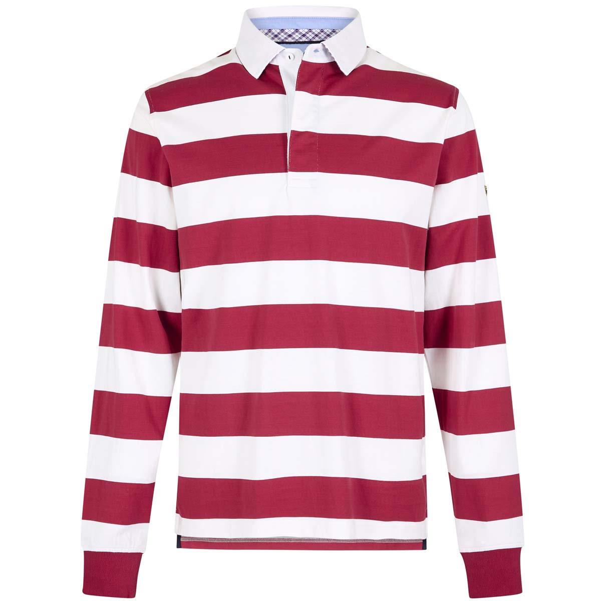 Red Multi Dubarry Mens Goresbridge Rugby Top