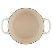 Le Creuset 20cm Cast Iron Round Casserole Dish Meringue