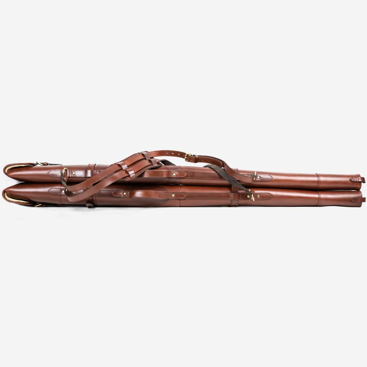 Teales Premier Leather Double Gun Slip Buckle & Flap