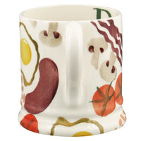 Emma Bridgewater Breakfast Dad Half Pint Mug Handle View
