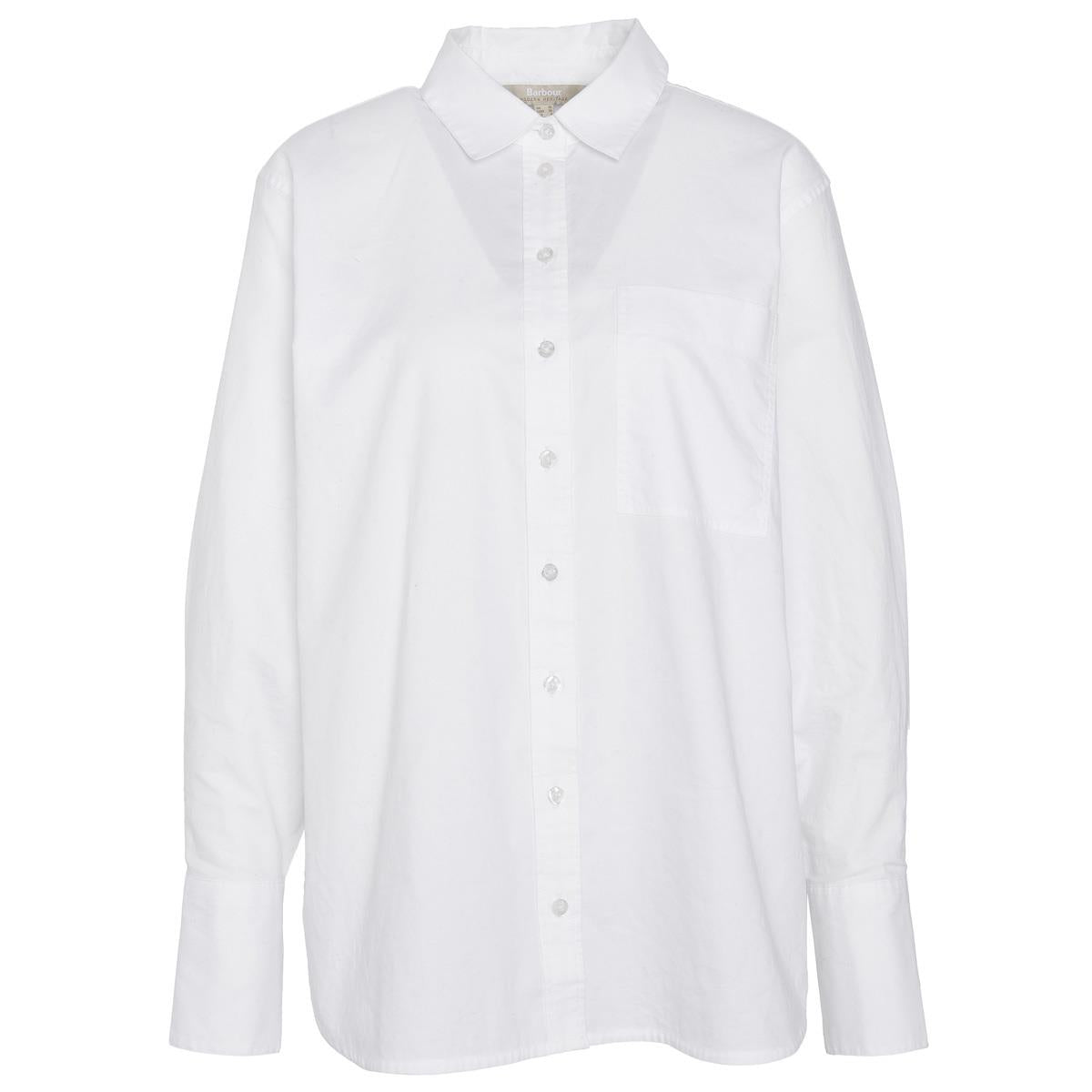 White Barbour Womens Josephine Shirt