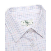 White/Pink/Blue Hoggs of Fife Ladies Callie Twill Shirt Collar