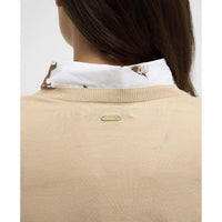Safari Barbour Womens Clover Knitted Jumper back