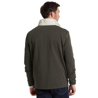 Peat Green  Schoffel Mens Porthallow Rugby Shirt back