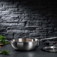 Kuhn Rikon Culinary Fiveply Wok With Lid and Helper LS2