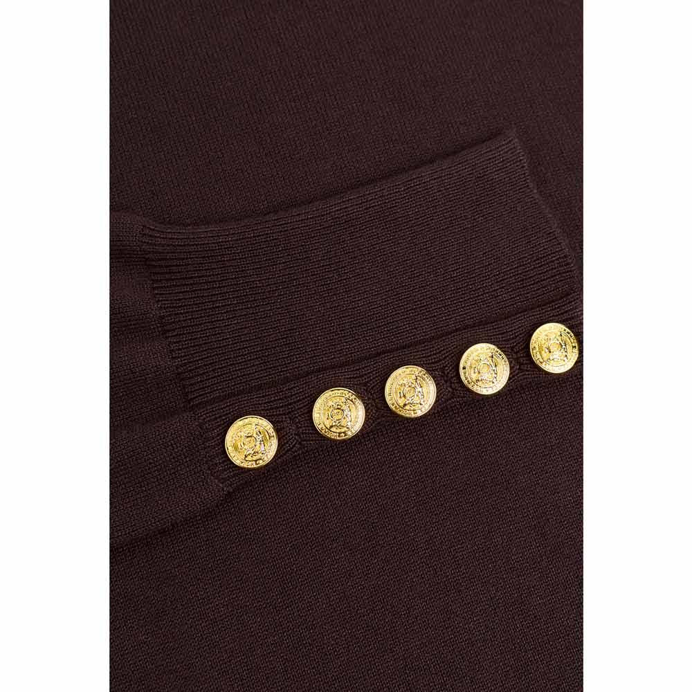 Holland Cooper Womens Buttoned Knit Roll Neck