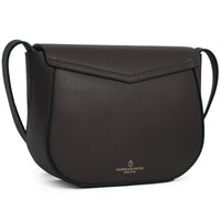 Mahogany Leather Fairfax & Favor Blenheim Saddle Bag Back