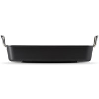 Le Creuset Toughened Non-Stick 35cm Rectangular Roaster Side