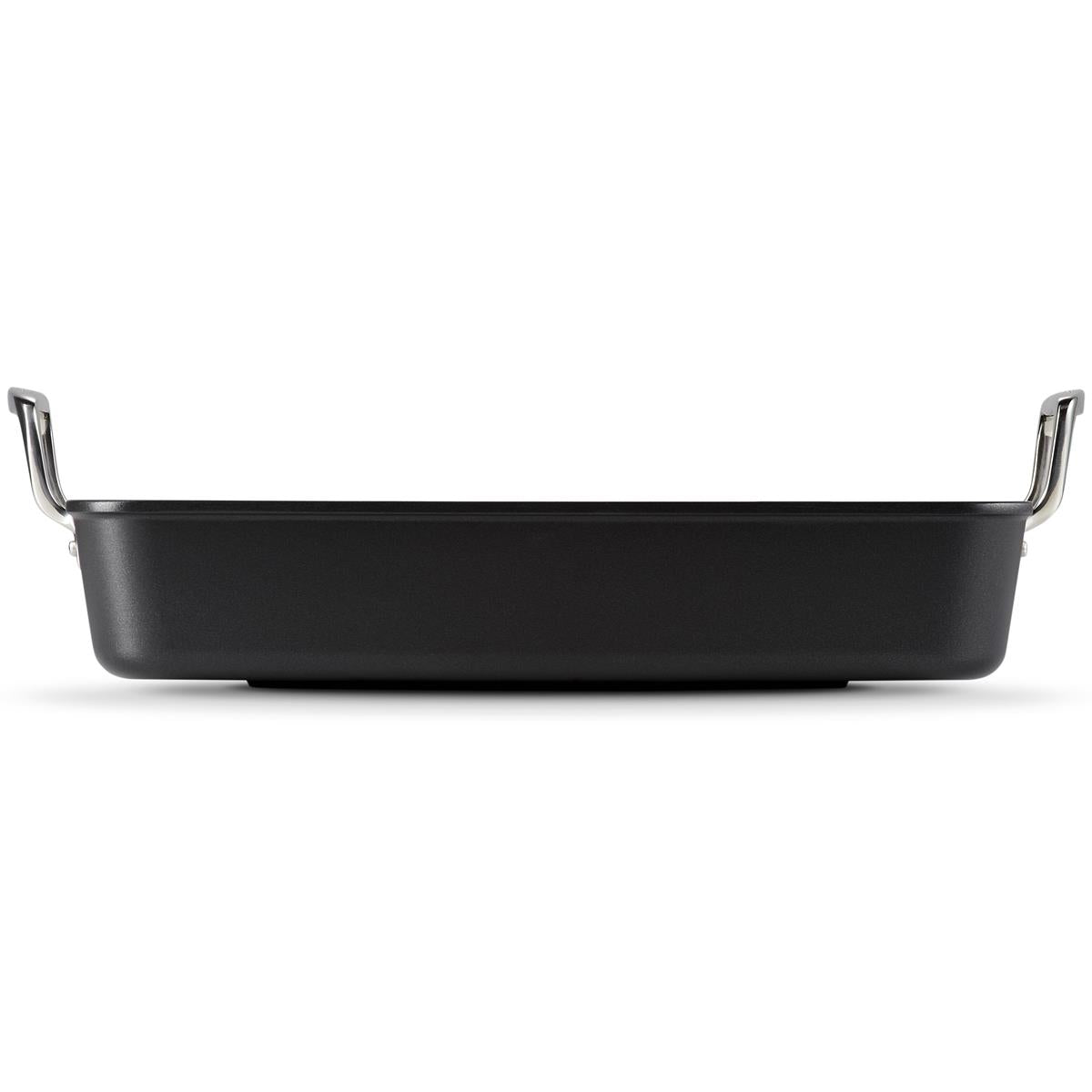 Le Creuset Toughened Non-Stick 35cm Rectangular Roaster Side