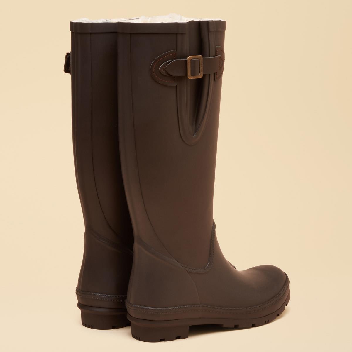 Joules Womens Houghton Faux Fur Lined Wellington Boots