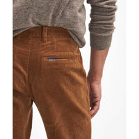 DARK HONEY Barbour Mens Stretch Cord Tailored Fit Trouser BUTT