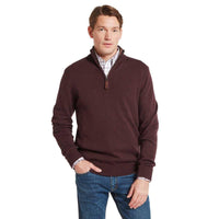 Schoffel Mens Lewis Lambswool 1/4 Zip Jumper