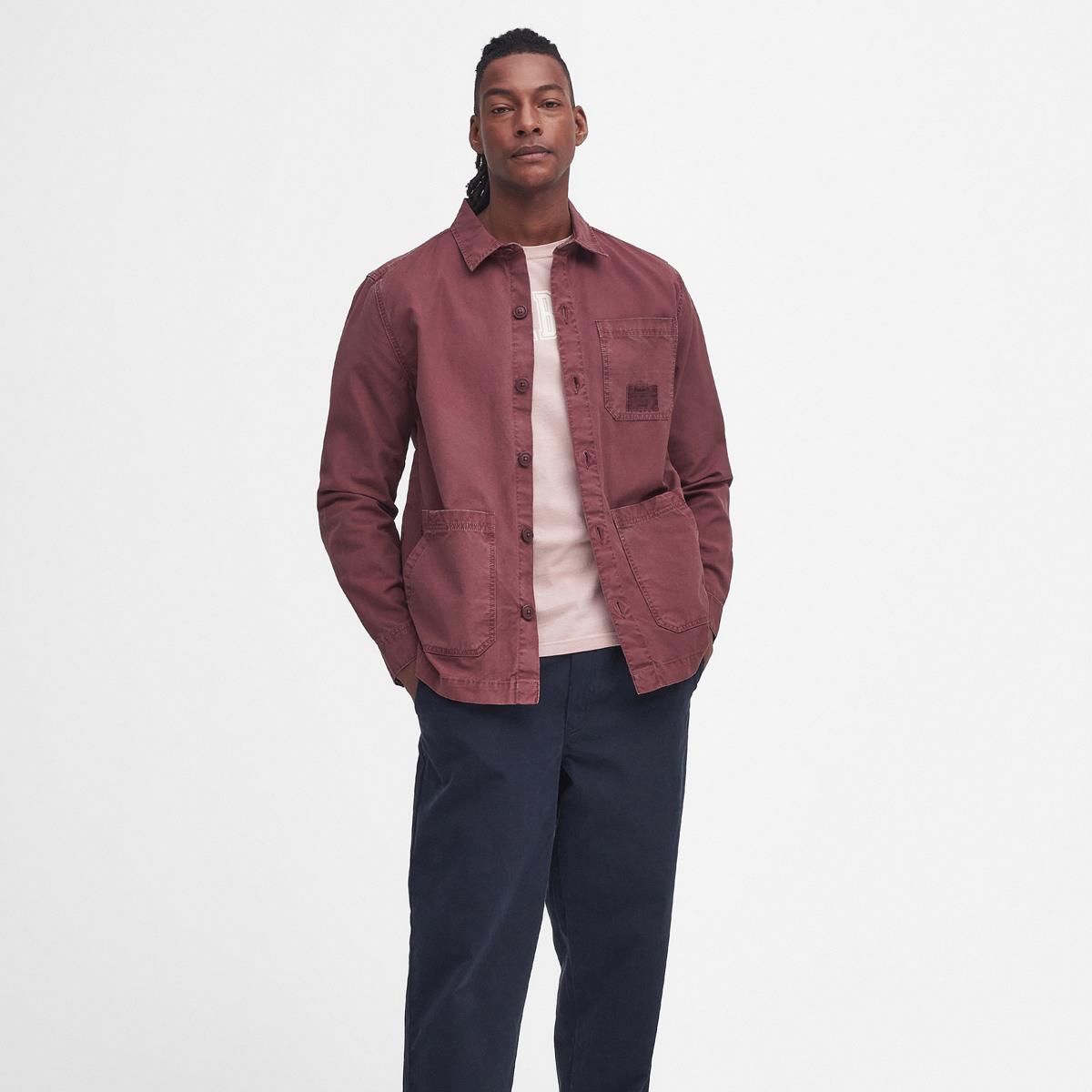 Barbour Mens Dewsbury Garment Dyed Overshirt