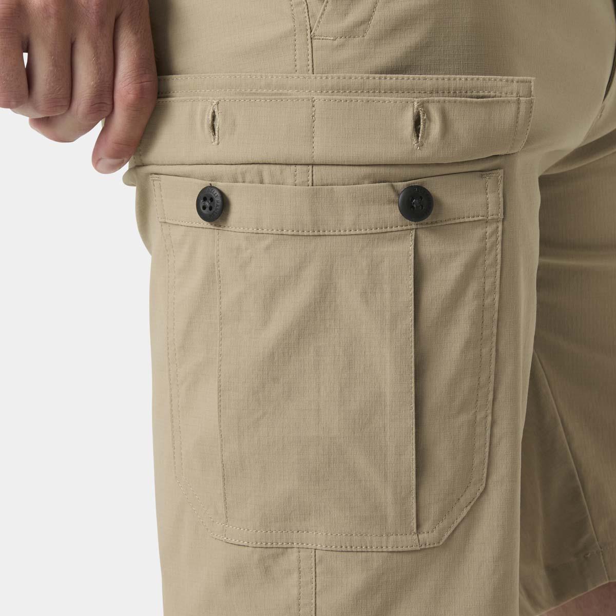Pebble Helly Hansen Mens HH QD 11" Cargo Shorts pocket2